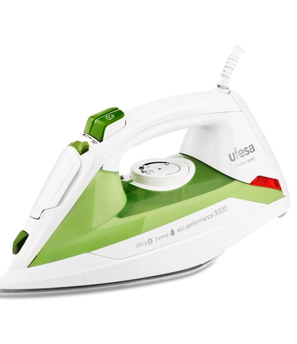 Ufesa PV3500 ECO Steam-dry iron 3000 W Green, Whiten **EU PLUG** - New - Rebx.co.uk