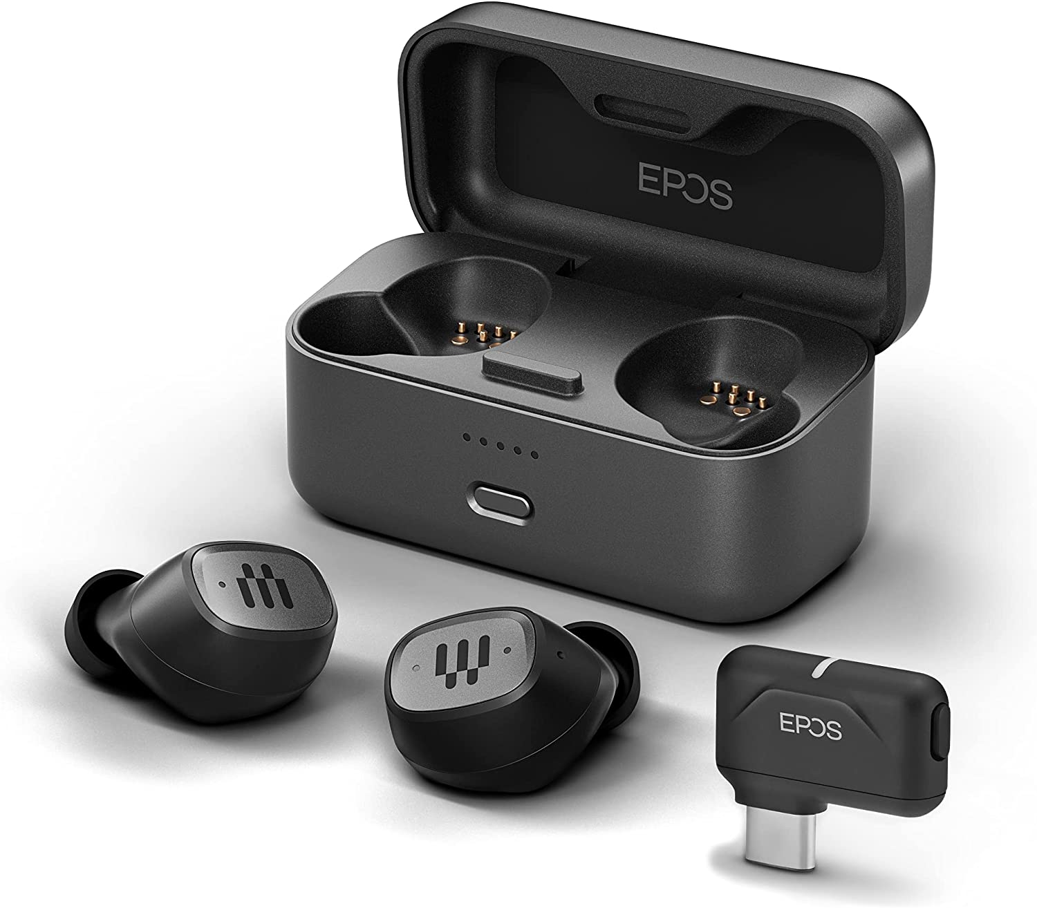 EPOS GTW 270 Wireless Hybrid Gaming Bluetooth In-Ear Headphones, Black/Grey - Rebx.co.uk