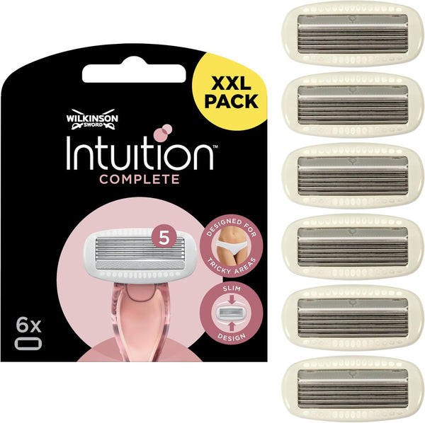 Wilkinson Sword Intuition Complete Razor Blades, 6 Pcs - NEW - Rebx.co.uk