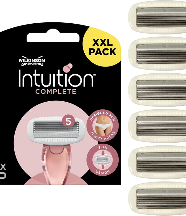 Wilkinson Sword Intuition Complete Razor Blades, 6 Pcs - NEW - Rebx.co.uk