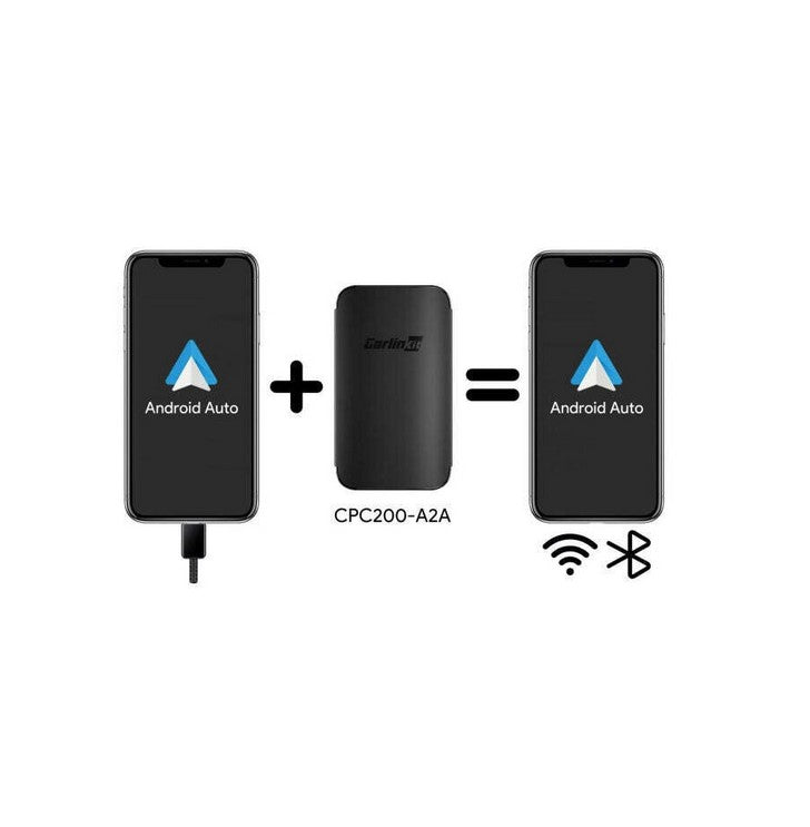Carlinkit CPC200-A2A Wireless Android Auto Car Adapter A2A Phone to Android Auto
