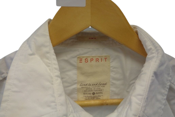 Esprit Men's 994EE2F903 T Basic Pop Slim Fit Classic Long Sleeve Casual Shirt (S