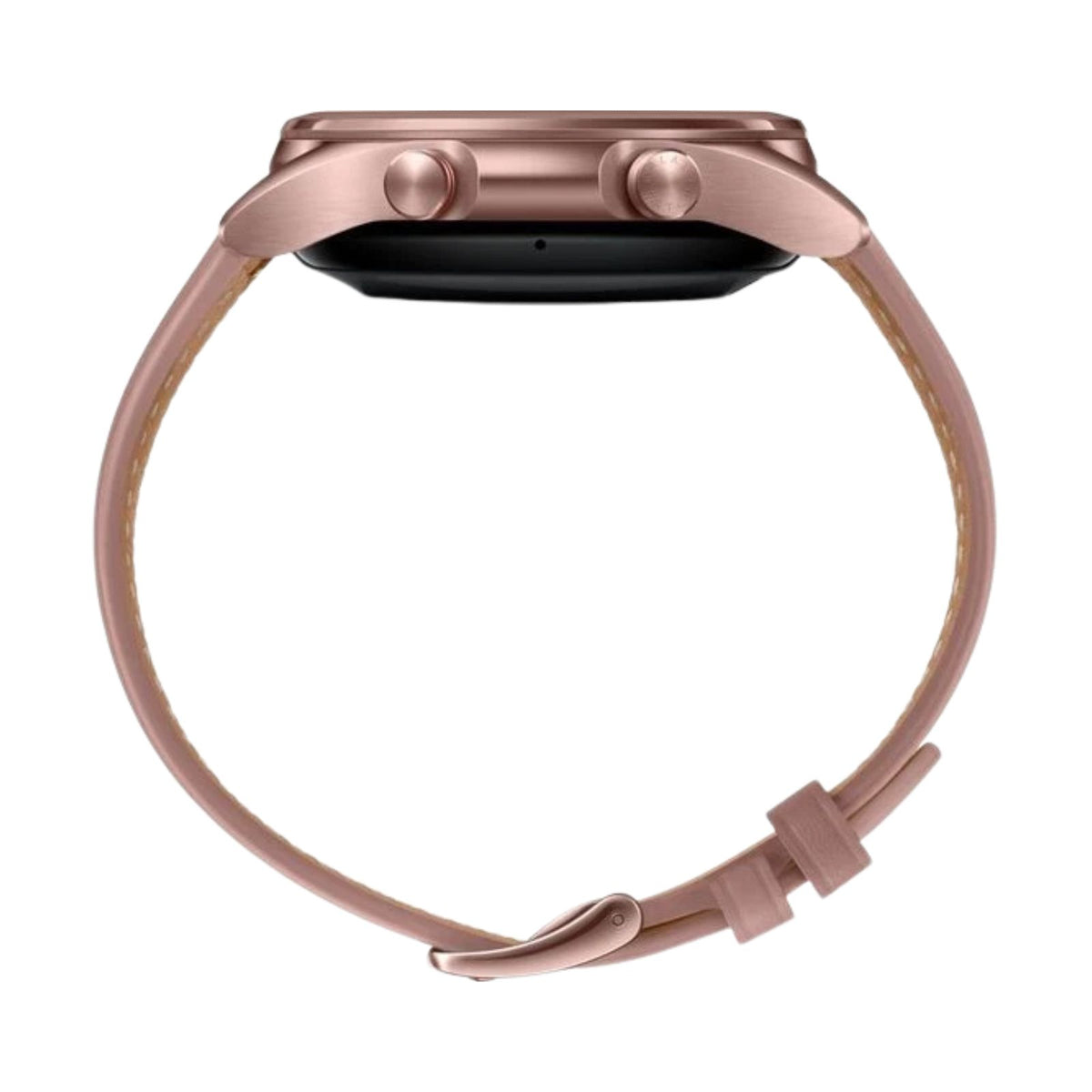 Samsung Galaxy Watch3 (Cellular, 41mm) Mystic Bronze Steel Case + Pink Strap