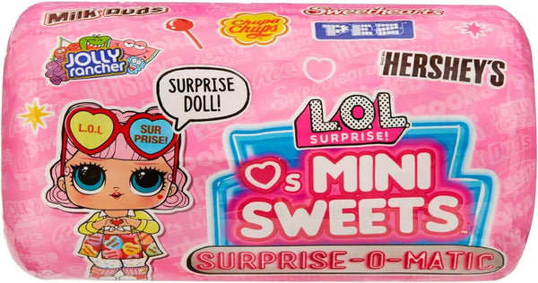 LOL Surprise Loves Mini Sweets Surprise-O-Matic Dolls - 9 Pieces Including Accessories & Candy Theme Doll in Vending Machine Packaging - For Kids & Collectors Ages 4+ - Rebx.co.uk