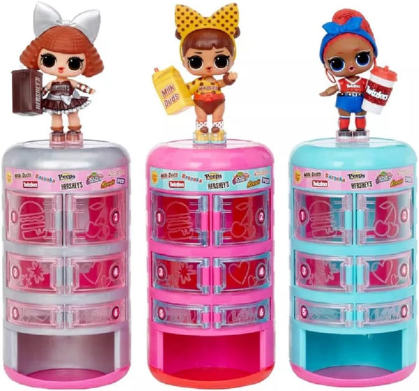 LOL Surprise Loves Mini Sweets Surprise-O-Matic Dolls - 9 Pieces Including Accessories & Candy Theme Doll in Vending Machine Packaging - For Kids & Collectors Ages 4+ - Rebx.co.uk