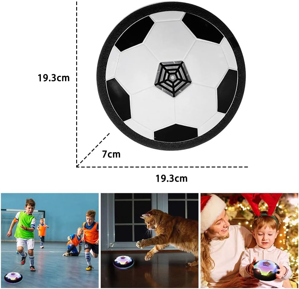 Kids Toys LED Hover Football Ball Gifts for Boys Girls 3 4 5 6 7 8 12 Rebx