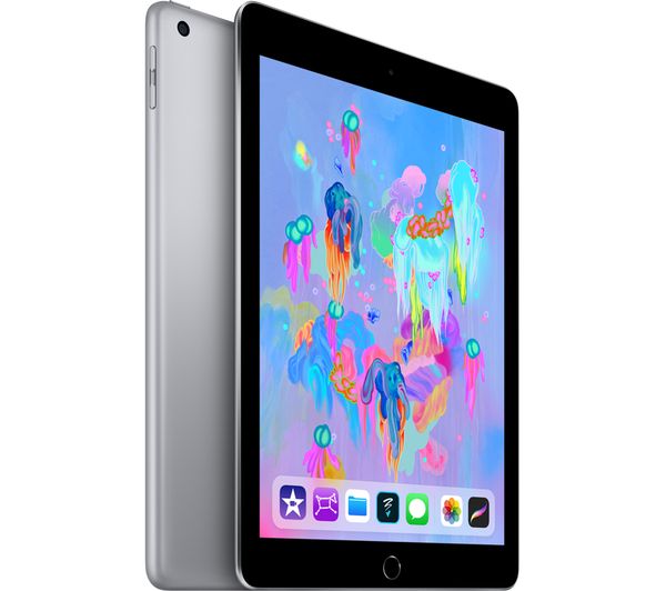 Apple iPad 9.7-inch (2018) Space Grey 128GB Cellular Tablet
