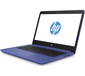 HP 14-bp076sa 14" Laptop, i3-7100U, 4GB RAM, 128GB SSD, Blue