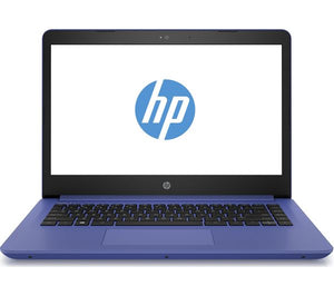HP 14-bp076sa 14" Laptop, i3-7100U, 4GB RAM, 128GB SSD, Blue