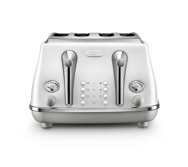 DELONGHI Icona Capitals CTOC4003.W 4-Slice Toaster White
