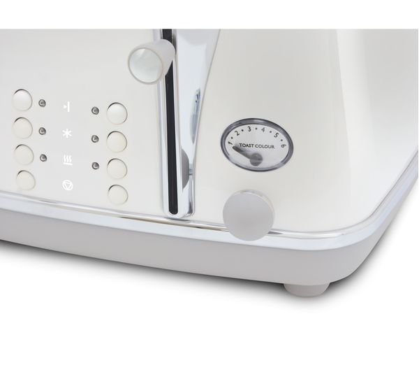 DELONGHI Icona Capitals CTOC4003.W 4-Slice Toaster White