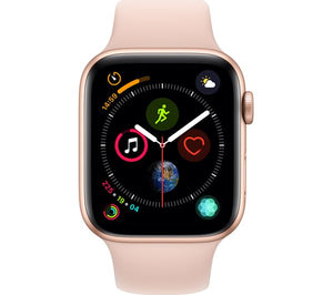 Apple Watch Series 4 (GPS, 40mm) Gold Aluminium Case + Pink Sport Band