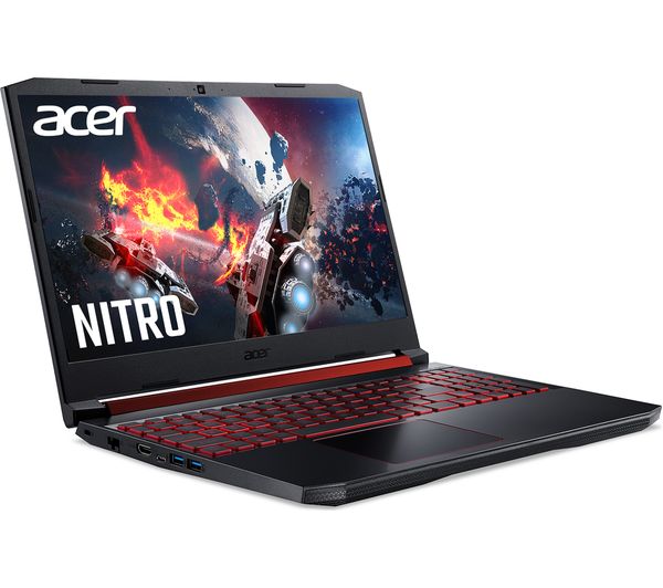 Acer Nitro 5 AN515-54 15.6" Laptop i5-9300H, GTX 1050, 8GB RAM, 1TB+120GB, Black