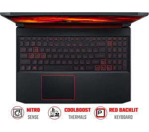 Acer Nitro 5 AN515-54 15.6" Laptop i5-9300H, GTX 1050, 8GB RAM, 1TB+120GB, Black