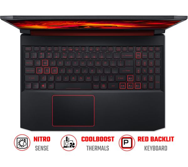 Acer Nitro 5 AN515-54 15.6" Laptop i5-9300H, GTX 1050, 8GB RAM, 1TB+120GB, Black