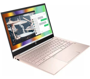 HP Pavilion 14-dv0598sa 14" Laptop, Intel Core i3, 256GB SSD, White & Rose Gold