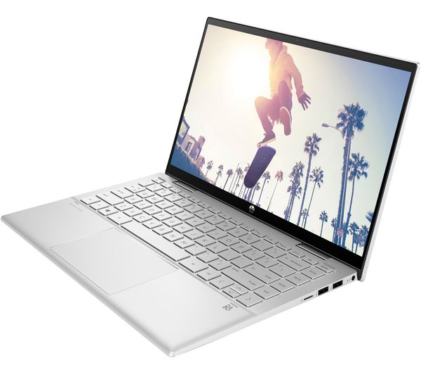 HP Pavilion x360 14" 2-in-1, i5-1135G7, 8GB RAM, 512GB SSD, Silver