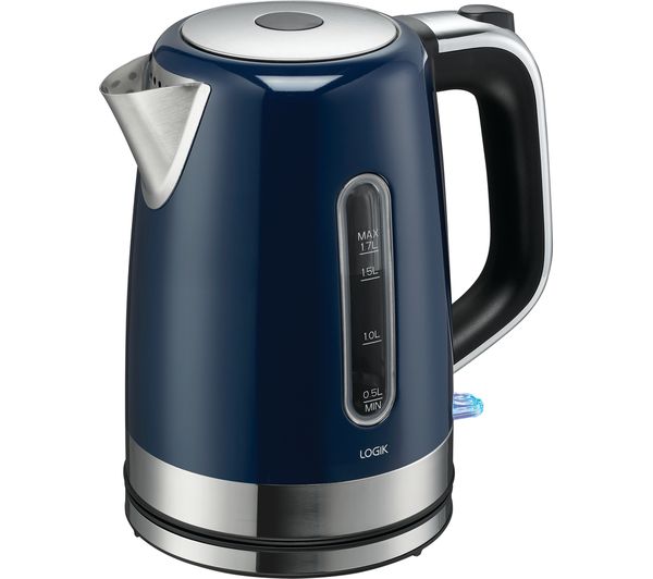 Logik L17SKBU21 Electric Jug Kettle Fast Boil Kitchen Kettle - Blue