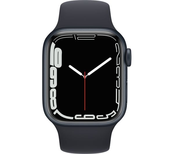 Apple Watch Series 7 (GPS, 41mm) Midnight Case + Midnight Sport Band
