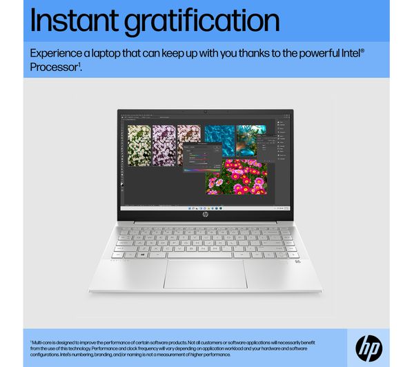 HP Pavilion 14-dv2513sa 14" Laptop, i5-1235U, 8GB RAM, 512GB SSD, White
