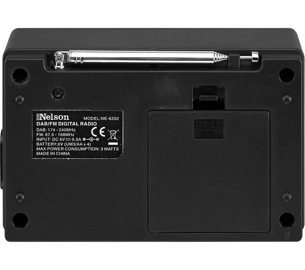 Logik L2DAB23 Portable DAB+/FM Digital Radio - Black