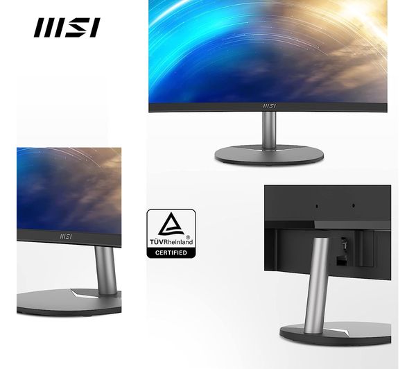 MSI PRO MP341CQ 34" UltraWide Quad HD Curved VA PC Computer Monitor - Black 6