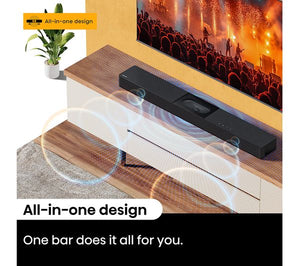 Hisense HS2000 2.1ch Soundbar with DTS Virtual:X, Black