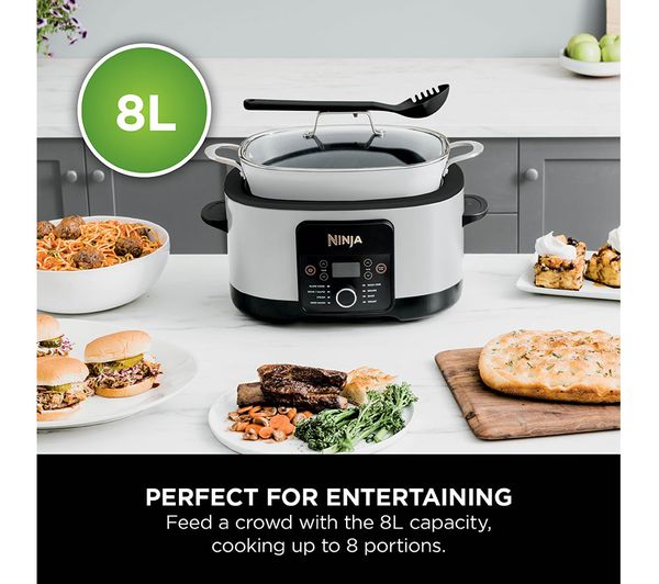 Ninja Foodi PossibleCooker MC1001UKWH 8-in-1 Slow Cooker Multi Cooker - White