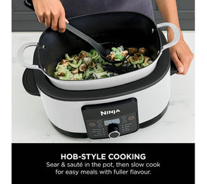 Ninja Foodi PossibleCooker MC1001UKWH 8-in-1 Slow Cooker Multi Cooker - White