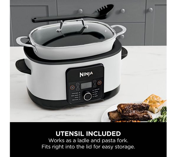 Ninja Foodi PossibleCooker MC1001UKWH 8-in-1 Slow Cooker Multi Cooker - White