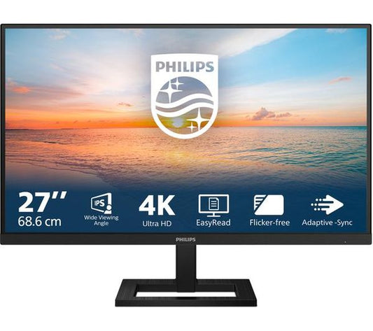 Philips 27E1N1900AE 27" 4K Ultra HD UHD IPS WLED PC Computer Monitor - Black