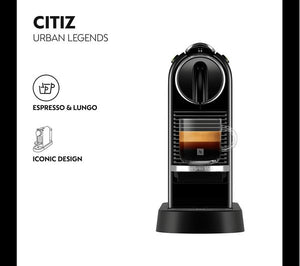 Nespresso by De'Longhi Citiz EN167.B Coffee Machine - Black
