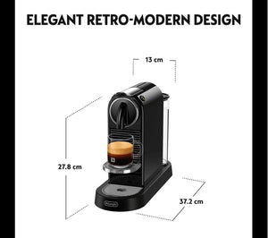 Nespresso by De'Longhi Citiz EN167.B Coffee Machine - Black