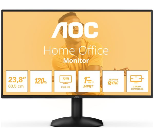 AOC 24B31H 24" Full HD 1080p LED PC Computer Monitor Screen Display - Black