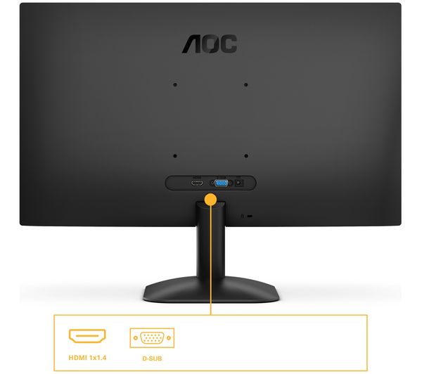AOC 24B31H 24" Full HD 1080p LED PC Computer Monitor Screen Display - Black 7