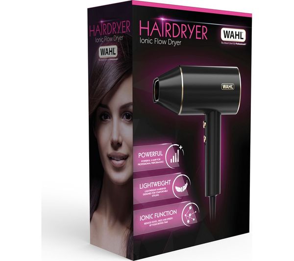 Wahl ZY169 Ionic Flow Hair Dryer - Black