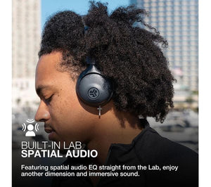 JLab Go Lux Wireless Bluetooth Noise-Cancelling Headphones, Graphite