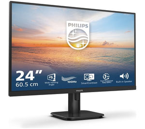 Philips 24E1N1200A 24" Full HD 1080p IPS PC Computer Monitor Screen - Black 2