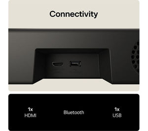 LG US20A 2.0 Compact Sound Bar TV Speaker Soundbar Home Cinema