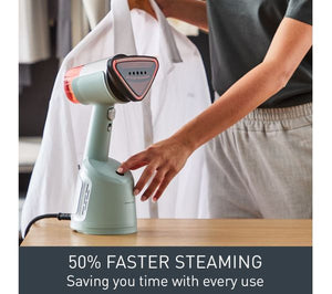 Tefal AeroSteam DT9814 Clothes Steamer - Sage Green