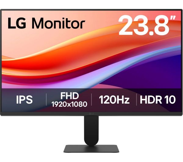 LG 24U41YA-B 24" Full HD 1080p IPS PC Computer Monitor Screen Display - Black
