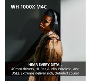 Sony WH-1000XM4 Wireless Bluetooth Noise Cancelling Headphones ANC - Black