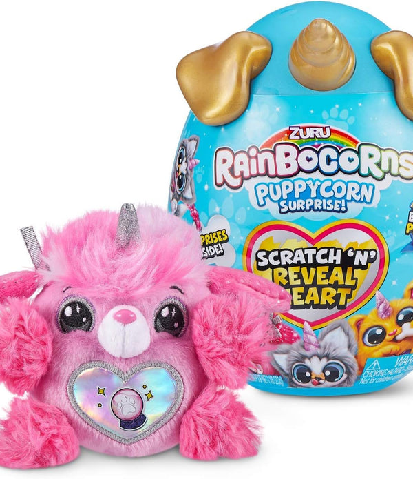 Rainbocorns Sparkle Heart Surprise Series 3, Puppycorn Surprise, Posh the Poodle - Rebx.co.uk