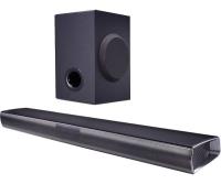 LG SQC1 2.1ch Soundbar with Wireless Subwoofer, Black