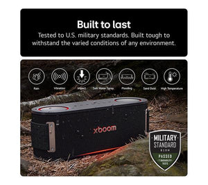 LG xboom Bounce Portable Bluetooth Speaker - Black