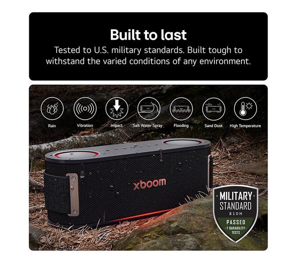 LG xboom Bounce Portable Bluetooth Speaker - Black