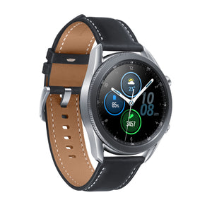 SAMSUNG Galaxy Samsung Galaxy Watch3 (Cellular, 45mm) Mystic Silver Case + Strap 