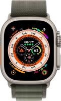 Apple Watch Ultra 49mm Titanium GPS + Cellular, Third-Party Green Alpine Loop