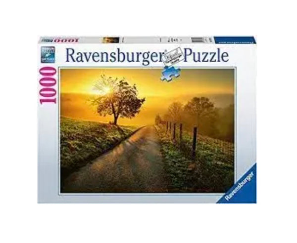 Ravensburger puzzle - Landscape in the Morning Sun 1000pc - Rebx.co.uk