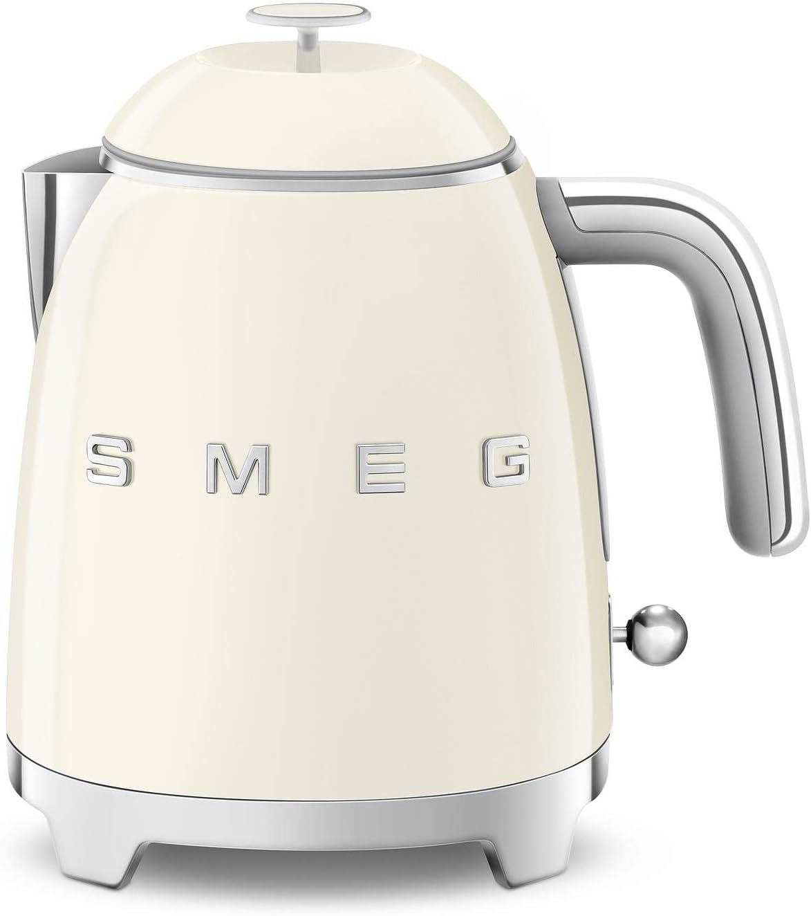 Smeg Mini kettle KLF05CREU cream finish with Smeg 3D logo 